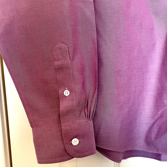 L.L. Bean Women’s Button-Down, Button-Up Purple Top - Large - Picture 5 of 9